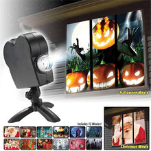 Load image into Gallery viewer, Christmas Halloween Laser window Projector